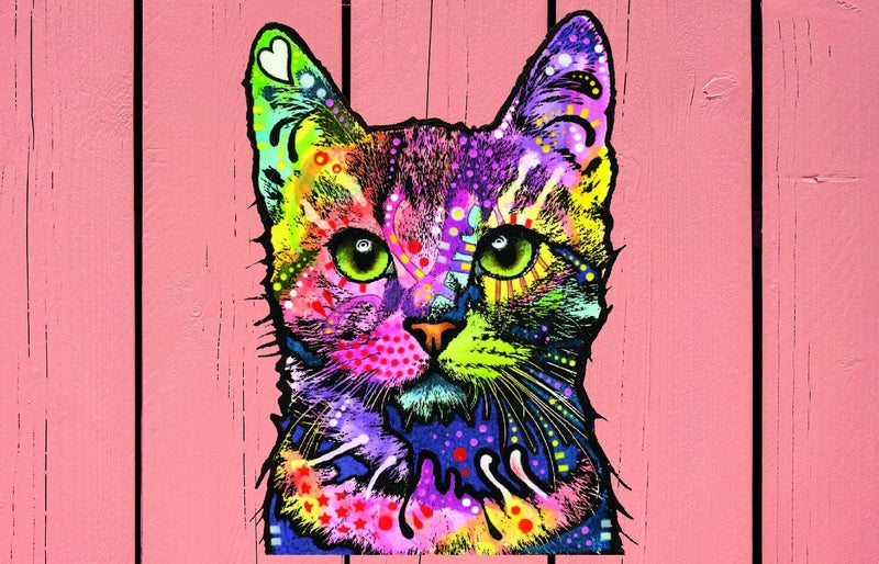 Enjoy It Dean Russo Cat Car Stickers, Outdoor Rated Vinyl Stickers Decal for Windows, Bumpers, Laptops or Crafts (1 Small & 1 Medium Sized) - Image 4